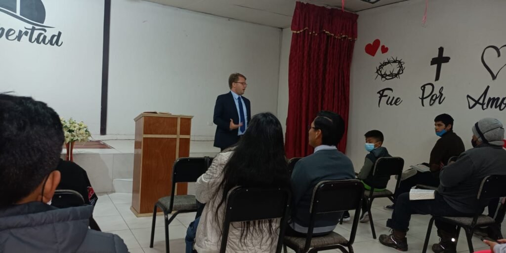 Preaching in Arequipa